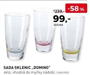 Sada sklenic Domino