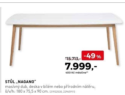 Stůl Nagano