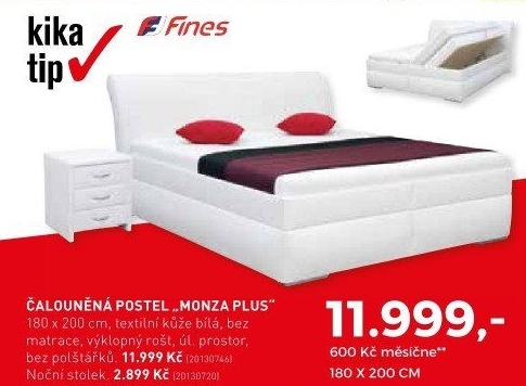 Čalouněná postel Monza plus