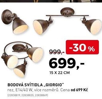 Bodová svítidla Giorgio