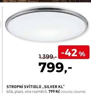 Stropní svítidlo Silver KL