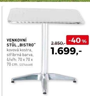 Venkovní stůl Bistro -22746468