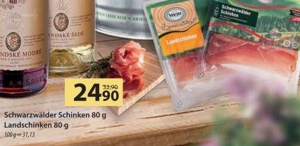 Šunka schwarzwaldská Wein