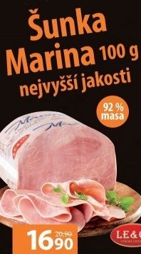 Šunka Marina nejvyšší jakosti LE&amp