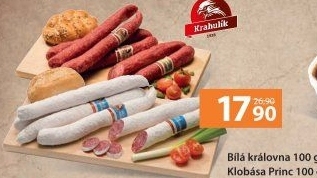 Klobása Bílá královna Krahulík