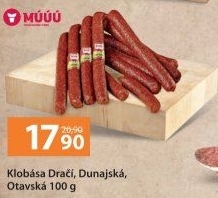 Dračí klobása Maso uzeniny Písek