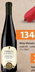 Víno Vinium Exclusive Morava Velké Pavlovice - pozdní sběr
