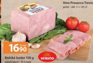 Božská šunka nejvyšší jakosti Krásno