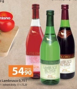 Sekty Lambrusco Colombara