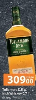 Whisky irská Tullamore Dew