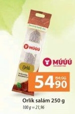 Salám Orlík Maso uzeniny Písek