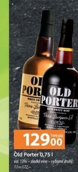 Víno Old Porter
