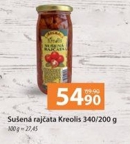 Sušená rajčata v oleji Kreolis