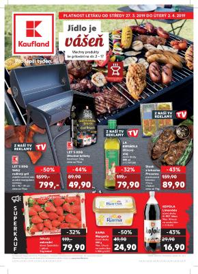 akční leták Kaufland 27.3.2019-2.4.2019
