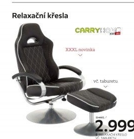 SADA RELAXAČNÍCH KŘESEL