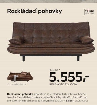 ROZKLÁDACÍ POHOVKA