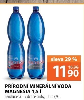 Přírodní voda Magnesia