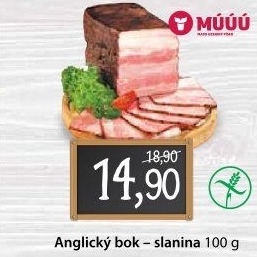 Anglický bok Maso uzeniny Písek
