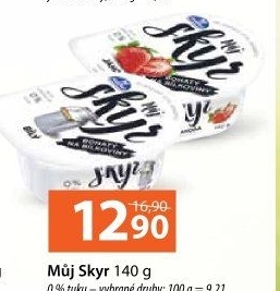 Dezert zakysaný ochucený Můj Skyr 0% Milko