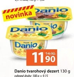Tvarohový dezert Danio Danone