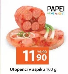 Utopenci v aspiku Lahůdky Papei