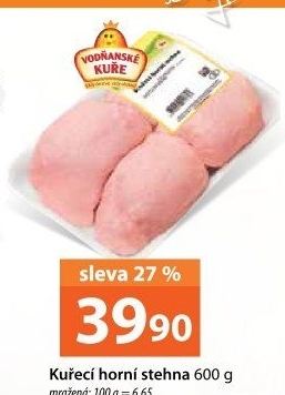 Stehna kuřecí mražená Vodňanské kuře