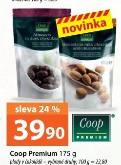 Plody v čokoládě Coop Premium