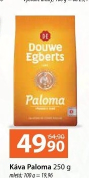 Mletá káva Paloma Douwe Egberts