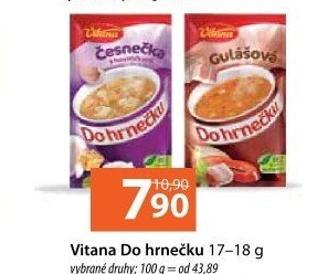 Instantní polévka do hrnečku Vitana