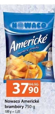 Brambory americké mražené Nowaco