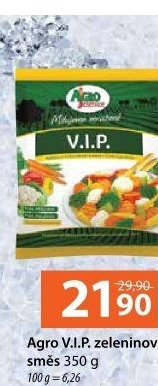 Zeleninová směs mražená V.I.P.Agro Jesenice