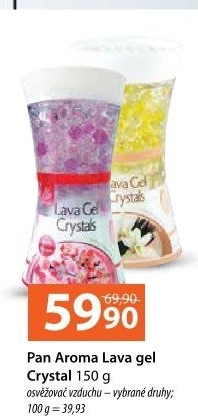 Osvěžovač vzduchu Lava Gel Crystals Pan aroma