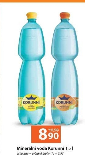 Voda ochucená Korunní