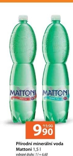 Přírodní voda Mattoni