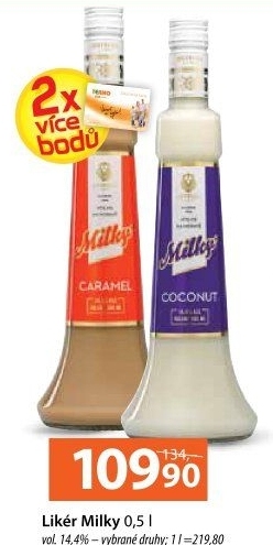 Likéry Milky Metelka
