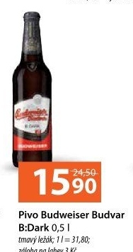 Pivo tmavý ležák B: Dark Budweiser Budvar