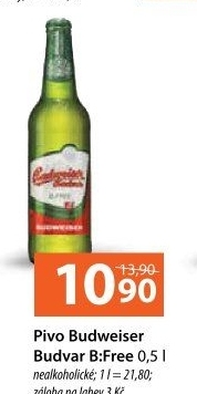 Nealkoholické pivo B:Free Budweiser Budvar