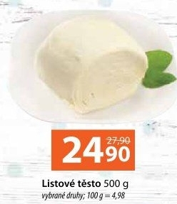 Těsto listové