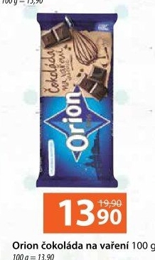 Čokoláda na vaření Orion