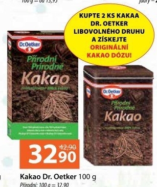 Kakao přírodní Dr. Oetker