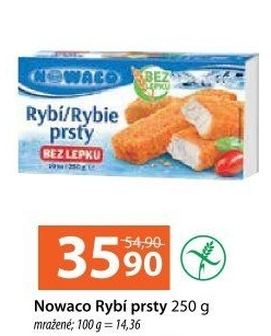 Rybí prsty bez lepku mražené Nowaco