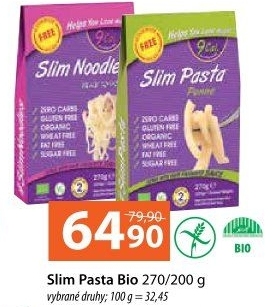 Těstoviny bio Slim Pasta