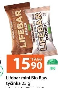 Tyčinka raw Lifebar Lifefood