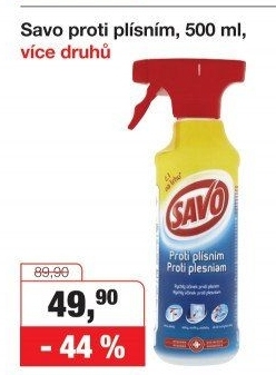 Čistič proti plísním Savo