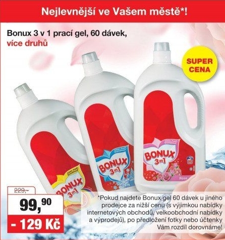 Prací gel Bonux