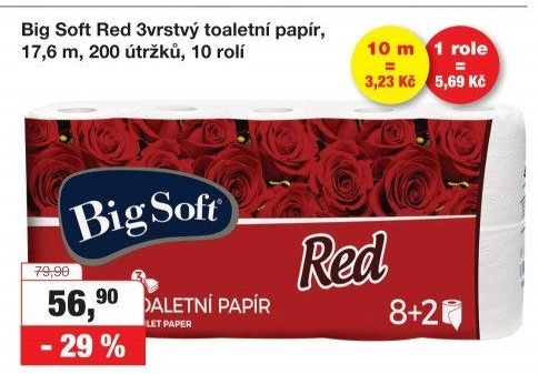 Toaletní papír 3vrstvý Big Soft