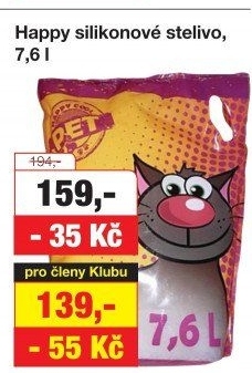 Stelivo pro kočky silikátové Happy Cool Pet