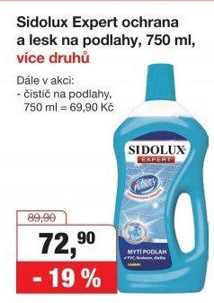 Lesk na podlahy Expert Sidolux