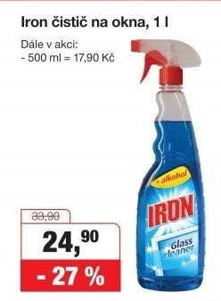 Čistič oken Iron Severochema