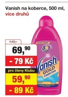 Čistič koberců Vanish